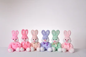 10 ''6 Color Sitting Rabbit